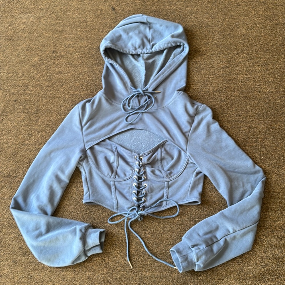 Blue corest hoodie